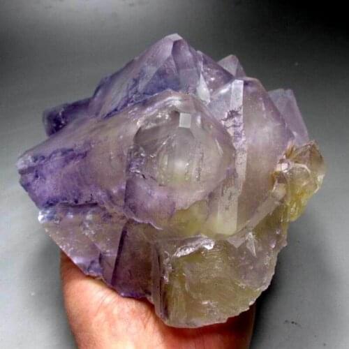 3350g Violet Fluorite Cluster - crystals and stones healing Mineral specimen Home Decor feng shui decoration