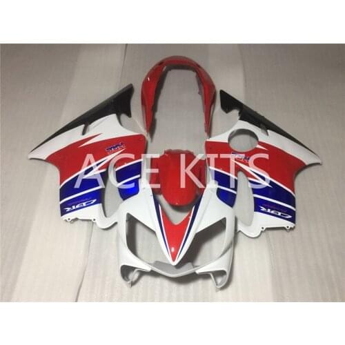ACE KITS New ABS Injection Fairings Kit Fit For HONDA CBR600F4i 2004 2005 2007 CBR600F4i 04 05 07 Red qq20