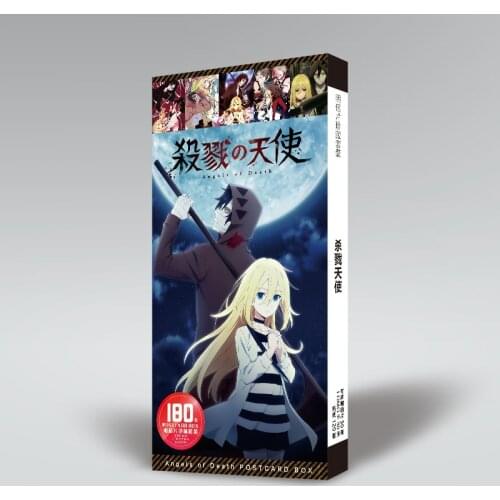 Anime Angels of Death Zack Isaac Foster Ray Rachel Gardner Fanart 180 Postcard Post Cards Sticker Gift Cosplay Artbook Book Set