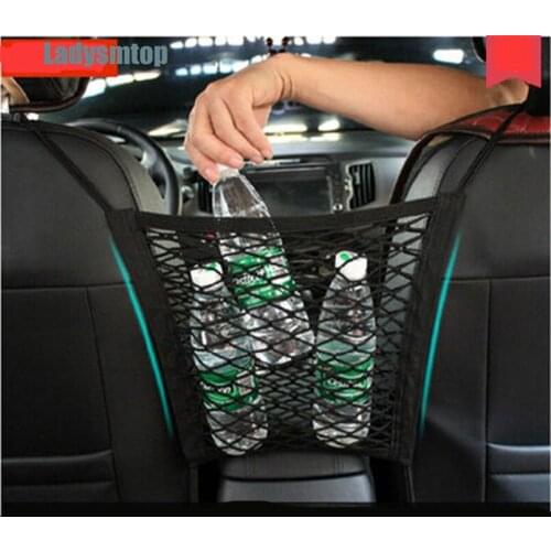 Ladysmtop Car Trunk Seat Net bag Pocket Case For Kia Carens Ceed Mohave OPTIMA Borrego SHUMA CADENZA KX3 KX5