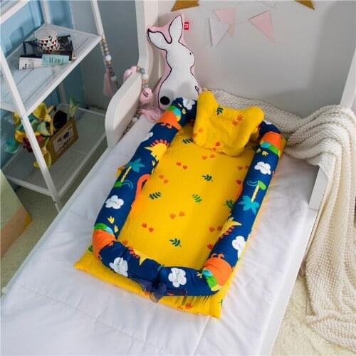Baby portable bed in the bed removable and washable baby isolation bed newborn baby bionic bed full detachable design