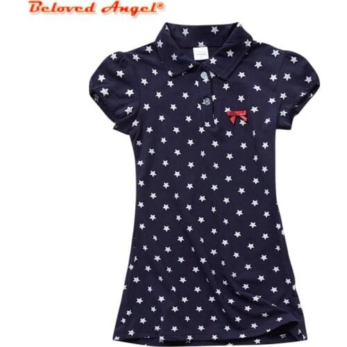 Toddler Girl Dresses Kids Clothes Star Pattern A-Line Summer Princess Dress for Baby Girls Costume Children Vestidos 3-8Year
