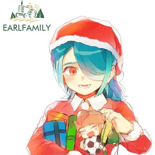 EARLFAMILY 13cm x 12cm for Inazuma Eleven Funny Car Stickers Anime Waterproof Decal Surfboard Motorcycle Creativite Car Styling