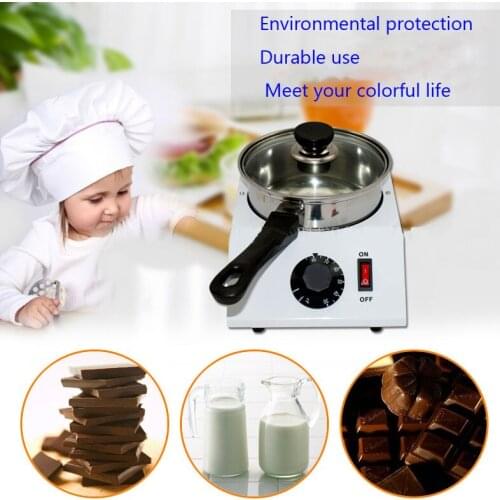 Electric Single cylinder chocolate melting furnace Tempering melting pot chocolate melter stove melting machine 110v / 220v 1pc