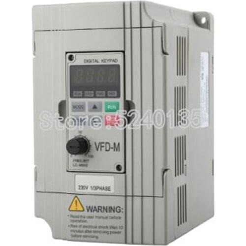 New original Delta VFD-M series ultra low noise mini VFD007M21A 0.75kw 220V / VFD007M43B 0.75KW 380V inverter