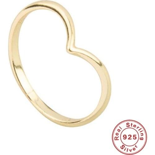 Classic Genuine 925 Sterling Silver Heart Ring Love Wedding Bands Ring for Women Girl Fashion Jewelry Gift Party Ring A30