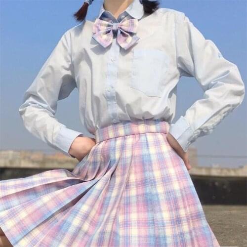 Summer Women Skirts 2020 High Waist Korean Style Pleated Skirts for Girls Cute Sweet Ladies Plaid Mini Skirt Women