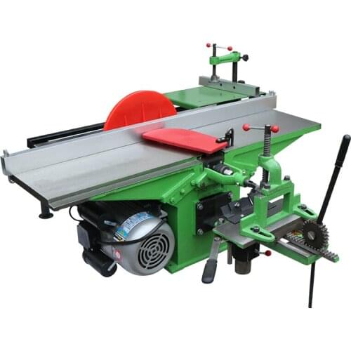 Desktop multi-function wooden bar machine tool, mechanical electric planer, planer, planer, table saw, optional mobile sliding