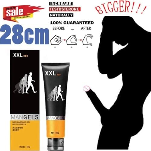 Man Penis Enlargement Gel Increase Size XXXL Erection Long-last Aphrodisiac Paste Cream Plant Extracts Extender Growth Cream Hot