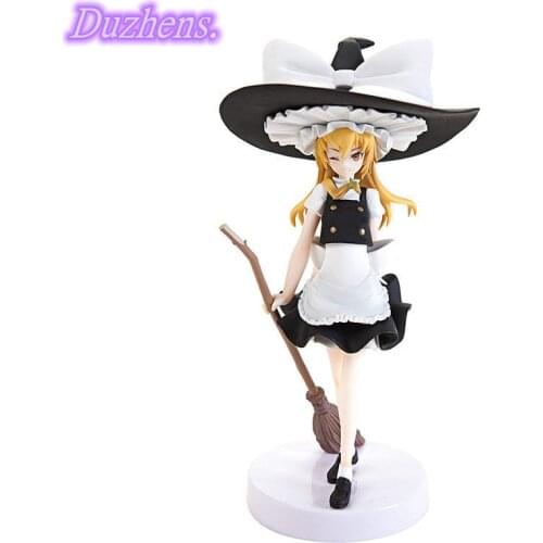 Original Japanese Touhou Project Kirisame Marisa 18cm PVC Action Figure Anime Figure Model Toys Figure Collection Doll Gift