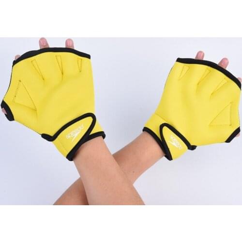 1 Pair Men Women Neoprene Diving Gloves Snorkeling Swimming Paddles Palm Webbed Scratch-resistant Hand Guard Equipment