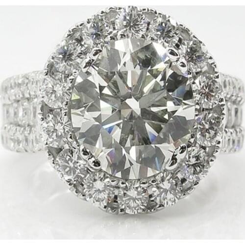 Luxury Ring Fashion Crystal Rhinestone Rings For Women Accessories Jewelry Engagement Female Casual Ring