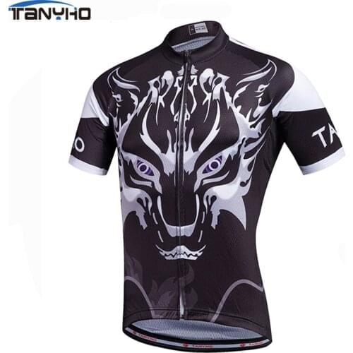Outdoor Sports Short Sleeve Tanhyo Quick Dry Cycling Jersey Bicicleta Jacket Bicycle Bike Skeleton Short Sleeve TANY-105