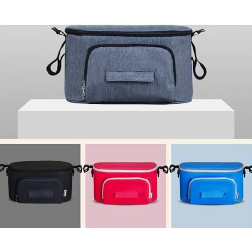 2021 Fashion Large Capacity Baby Stroller Organizer Bag Travel Hanging Mummy Diaper Bag Hook Baby Carriage Stroller Accessories