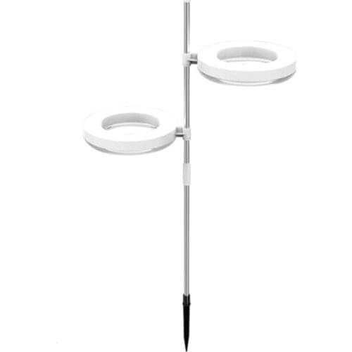 LED Grow Light-12H Cycle Auto Timing Switch Adjustable Annular Light Ring for Garden Potted Plant Starting