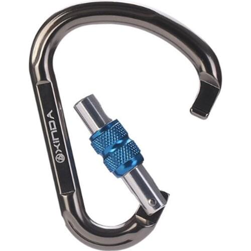 P159 outdoor Climbing climbing equipment Pear type Master lock Safety Fast hanging Rock climbing lock Big opening