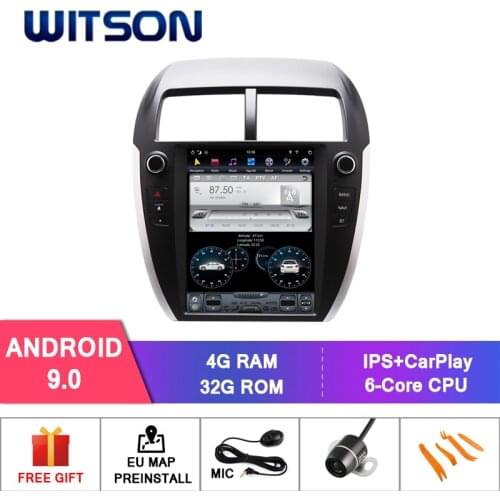 WITSON Android 9.0 TESLA STYLE For MITSUBISHI STRENGTH DAZZLE/ASX 2013-2019 4GB GPS NAVIGATION AUTO STEREO VERTICAL SCREEN