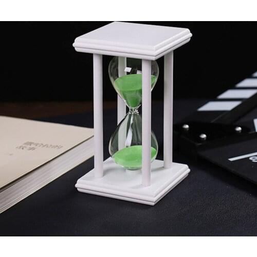 15 Minutes Modern Wooden Sandglass Sand Hourglass Countdown Timing Sand Clock Timer Reloj De Arena Home Decoration Ampulheta