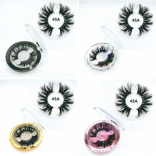 25mm mink eyelashes wholesale bulk 48 styles of 25mm mink lashes round color eyelashes packaging can provide customized services
