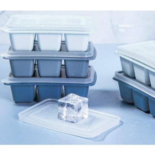 3pcs DIY Home-made Refrigerator Ice Mold Creative Ice Lattice Ice Box with Lid Ice Cream Ice Cube Tray Kitchen Tools