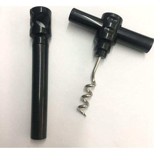 300pcs/lot Opener Pen Container Shape Stainless Steel ABS Plastic Wine Beer Bottle High Quality Home Kitchen Tools lin2380