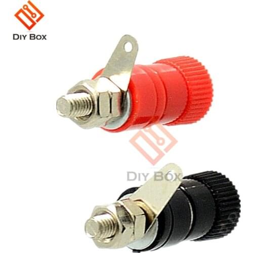 5Pairs 10PCS JS-910B 4mm Banana Plug Jack Socket Female Binding Post For Speaker Audio Terminals Splice