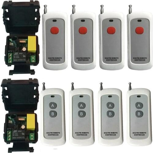 500M AC 220V 1 CH Channel 1CH Wireless Remote Control LED Light Switch Relay Output Radio RF Transmitter And Receiver