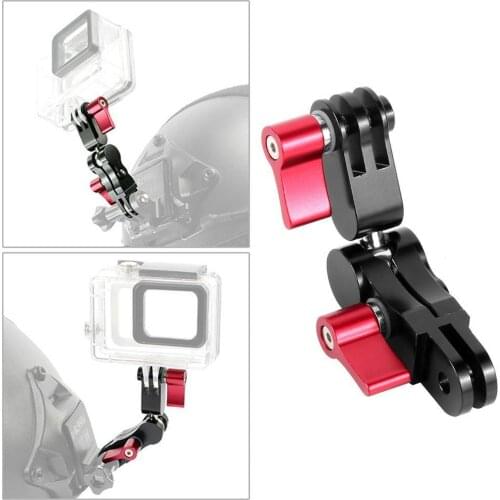 360 Degree Rotating Bracket Adapter Helmet Adapter XIAOYI Action Osmo Metal For Gopro Material Camera EKEN Bracket Action D O8S2
