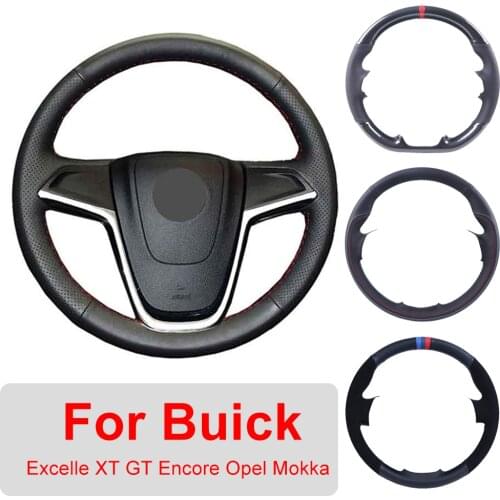 Car Steering Wheel Cover Customized For Hyundai Elantra 4 2016 2017 Solaris 2017 Accent 2018 Braid For Steering Wheel