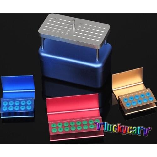 Different Holes Autoclave Disinfection Box Case Holder for Endodontic Reamers
