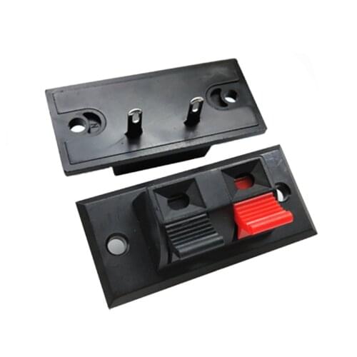 Two-link spring terminal WP2-1 audio speaker wiring socket Wiring post External wiring clamp Wiring clamp 2-position test clamp