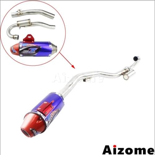 Dirt Bike Exhaust Pipe Full System For Honda CRF150F CRF230F 2003-2016 CRF150 CRF230 Off-Road Complete Exhaust Muffler Pipes
