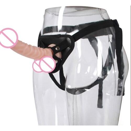 Simulation wearing penis leather pants couple dildo panties lesbian lesbian dildo dildo big dildo strap on silicone dildo