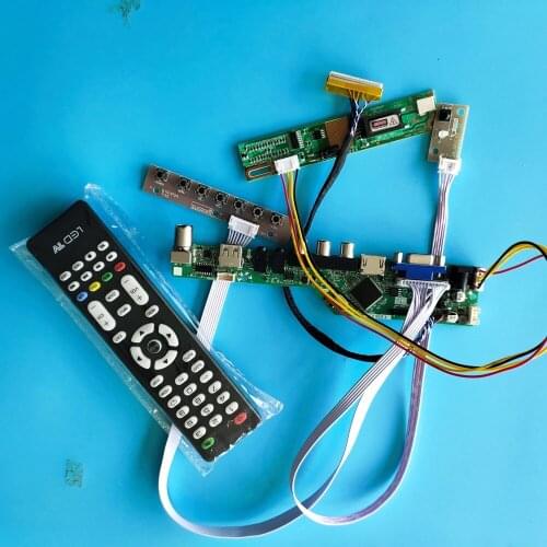 Kit for LP171WU1 30pin AV 1 lamps 1920x1200 LCD Remote Monitor USB Controller Board TV VGA HDMI Screen Audio LED LVDS Display