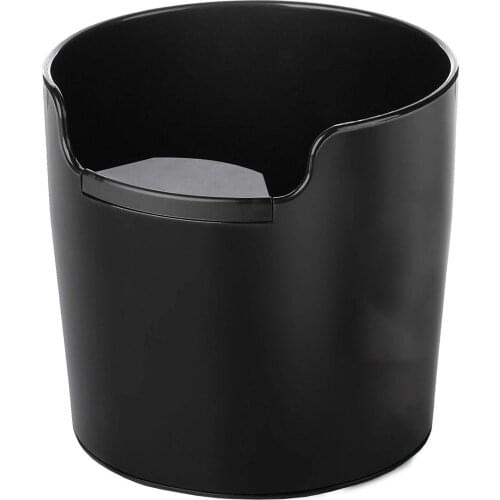 Coffee grounds storage bucket Anti skid base Plastic coffee knock box Kitchen Bar Grounds Container