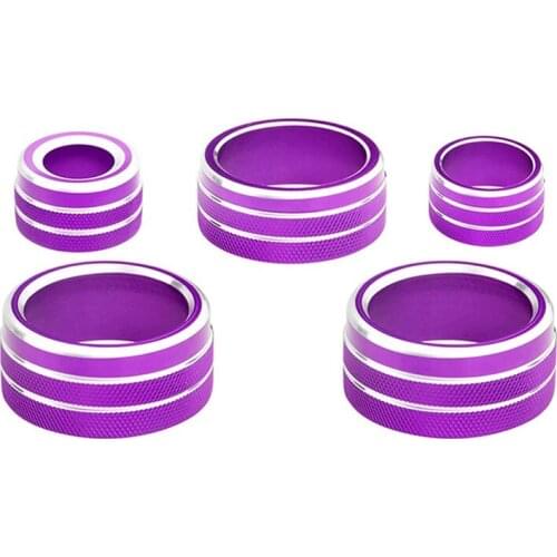 Air Conditioner Switch Trim Cover Center Console Knob Covers AC Button Audio For Toyota Camry 2018-2020