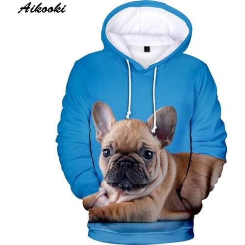 Lovely French Bulldog Hoodies Men/women Fashion Print 3D Pullovers French Bulldog loose Hoodies Sweatshirt Harajuku Clothes tops