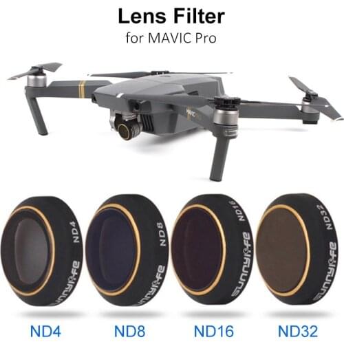ND Filters Set 4Pcs ND4/8/16/32 Camera Lens Filter drone filter For DJI for DJI MAVIC Pro/Mavic Platinum Camera Drone