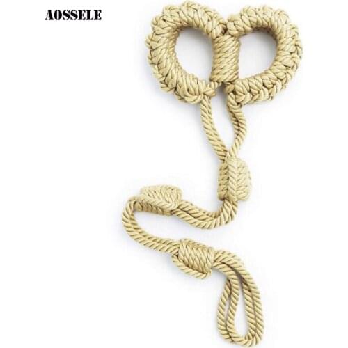 Nylon Adjusted HandCuffs BDSM Bondage Set SM Adult Sex Games Slave Restraint Erotic Toy Sex Toys For Couples Women Men Manacle