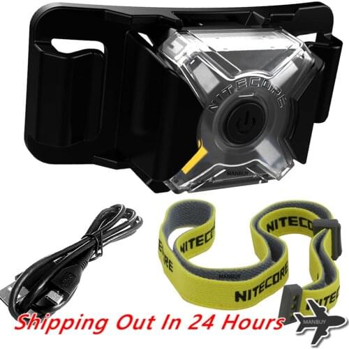 Nitecore NU05 MI IR Light +Green Light USB Rechargeable IR Signal Light 4xLED Tactical Military Headlamp+ Headband Free Shipping