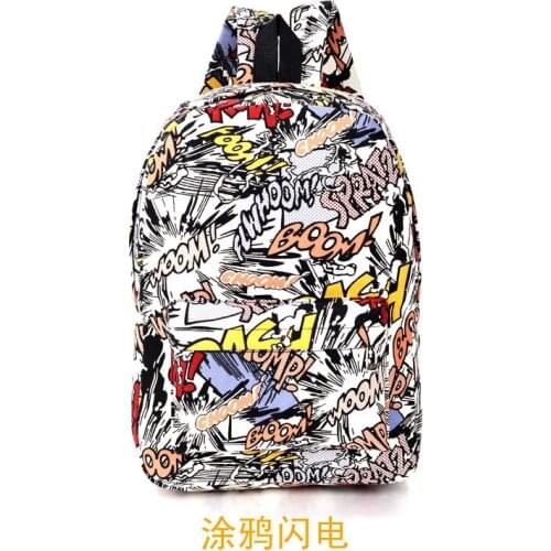 011418 new hot children cartoon printing backpack student school bag