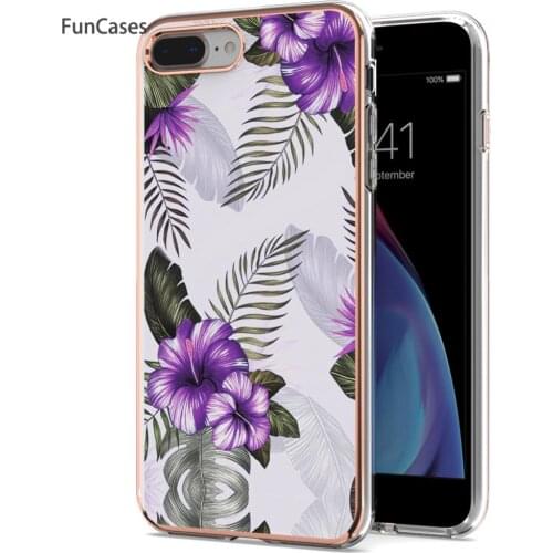 New PU Leather Cases For case Apple iPhone 8 Plus Casa Lovely Positivo Cover sFor Apple iPhone telefoon 7 Plus Soft TPU Phone