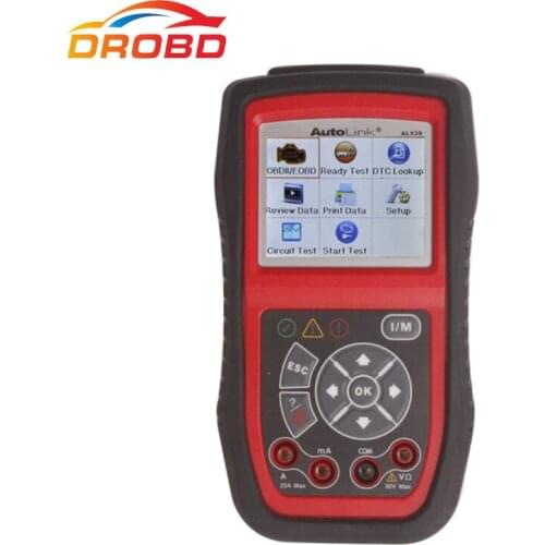 Original Autel AutoLink AL539 OBD2 OBDII/CAN SCAN TOOL Diagnostic-Tool Internet Update Online Multilingual Menu
