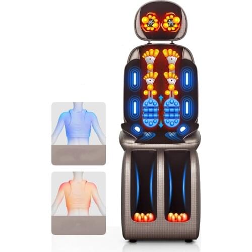 Shoulder and cervical vertebra massager instrument neck waist shoulder back lumbar functional whole body household chair cushion
