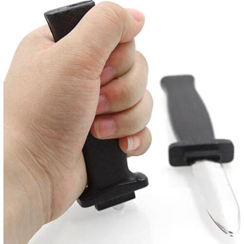 Halloween Props Toys Joke Magic Plastic Retractable Knife Joke Prank Props Knife Scary Trick Fake Dagger Funny
