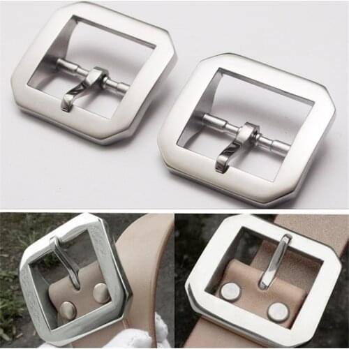 Meetee 40mm Stainless Steel Solid Brass Belt Buckles Pin Cowboy for Mens Jean Accessories DIY Leather Craft Fit 3.7-3.9cm Belts