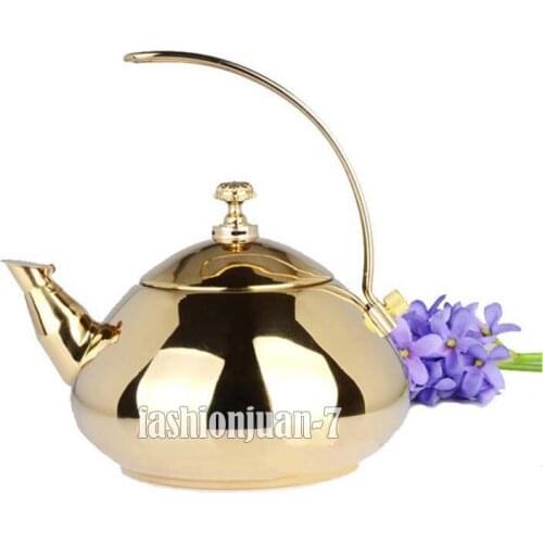 Brand New Food Grade Stainless Steel 1500ML Tea Coffee Kettle Teapot Water Kettles