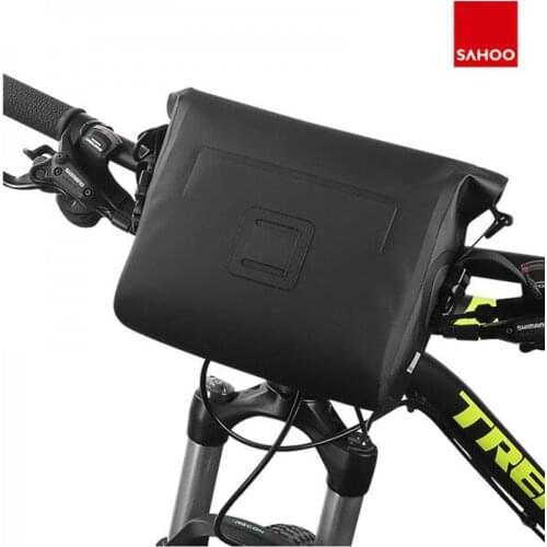 Sahoo 111361-SA Full Waterproof 3L Mountain Road Cycling Bike Bicycle Handlebar Bag Pannier Pouch Basket Dry Bag Shoulder Strap