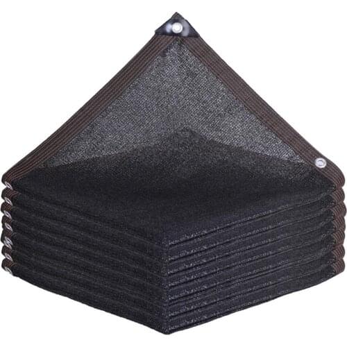Outdoor Hi-Quality Waterproof UV Protection Black Sun Mesh Sunblock Shade Cloth Taped Edge With Grommets For Garden Flower Plant