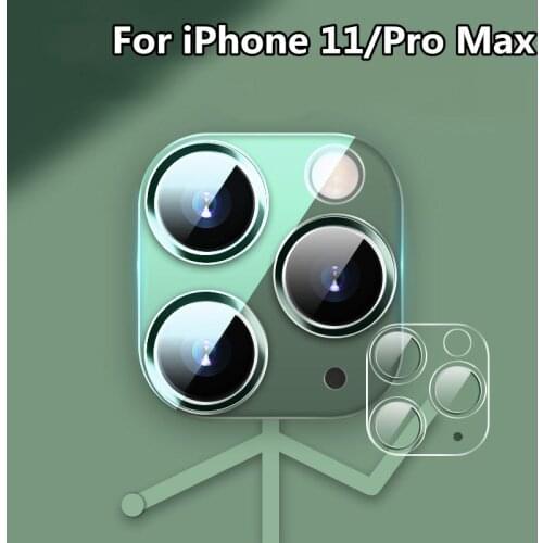 Camera Lens Screen Protector for IPhone 11 Pro Max Scratch-resistant Tempered Glass Full Cover Film on IPhone 11 Series